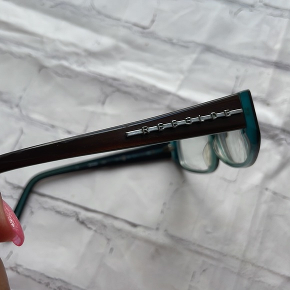 Rebelde 209 brown prescription glasses - Picture 3 of 5